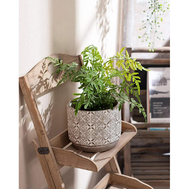 Dakota Fields Plant Pots Indoor 7 Inch Pot Modern Planter Pots For